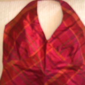 Beautiful silk orange halter